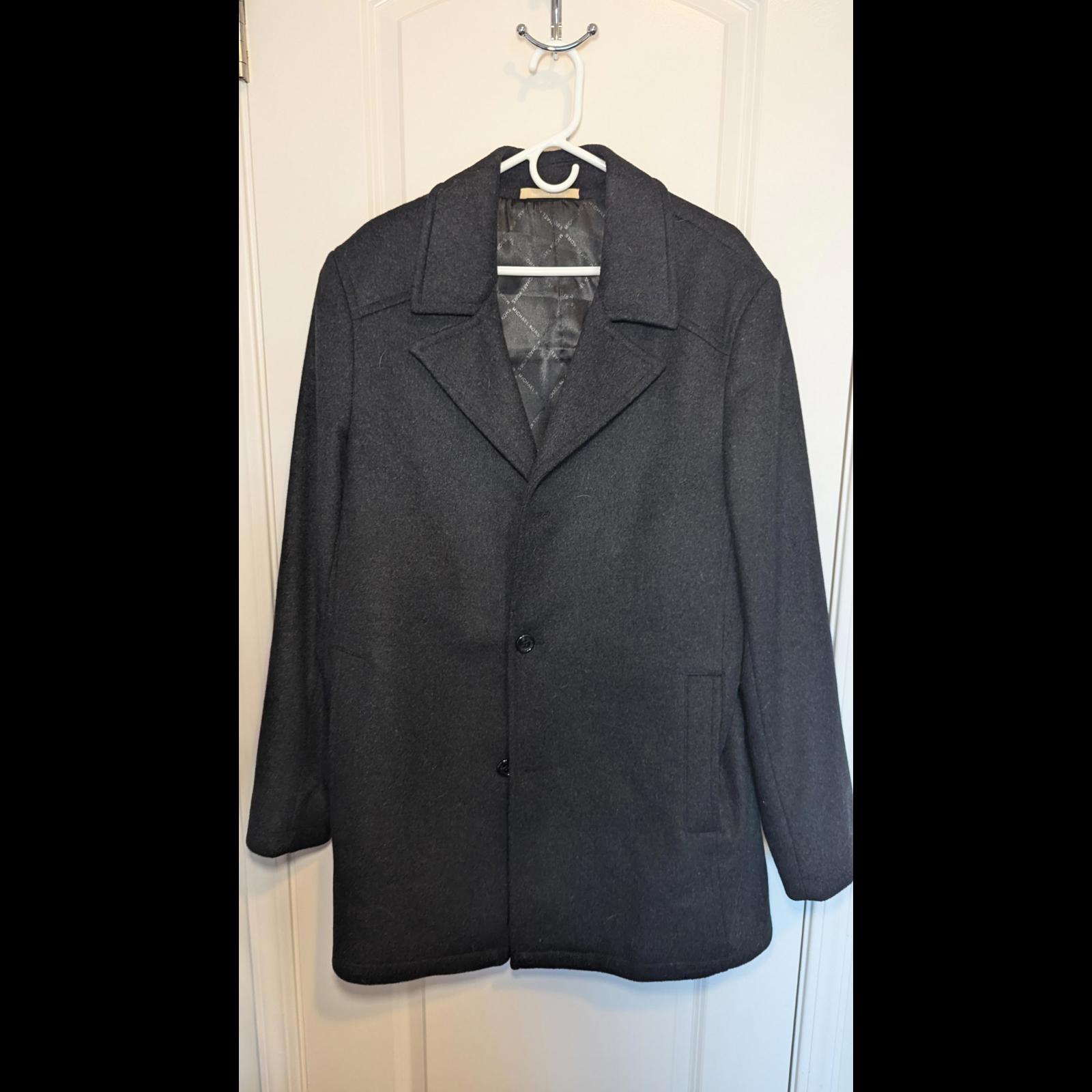 Michael Kors - Men's Wool Pea Coat - Gray - 46 L